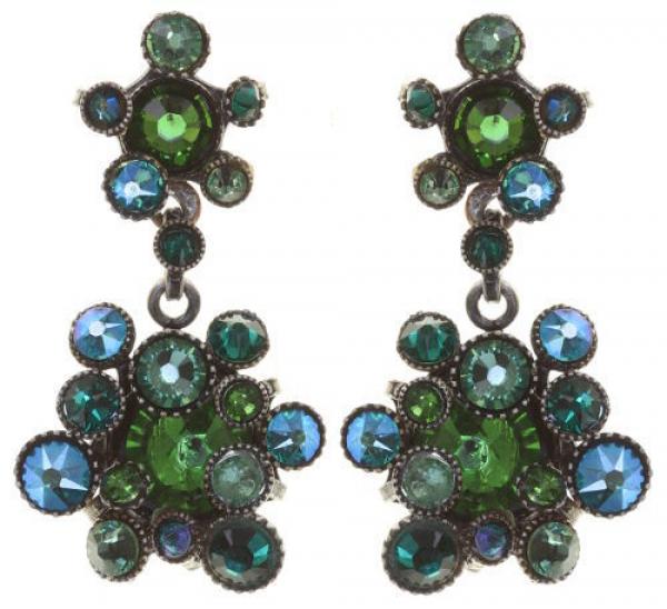 Emerald Greens earrings - Alien Caviar von Konplott